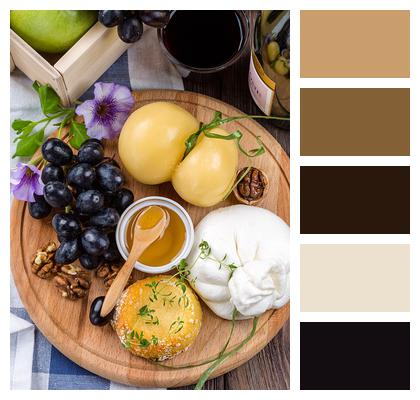 Cheese Plate Cheeses Food Image